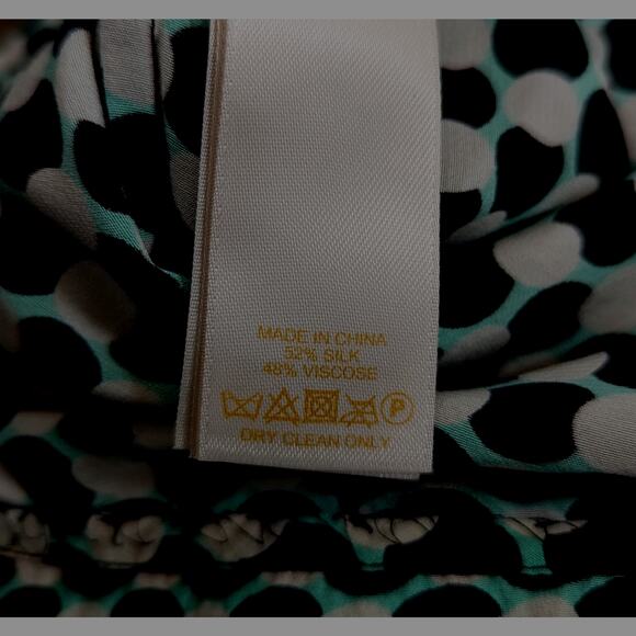 Kate Spade Kassia Shift dress Sz S Silk/Viscose Bust 35" Length 35"Short NWOT - Picture 3 of 10